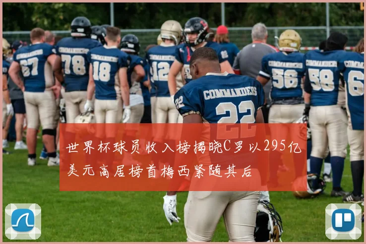世界杯球员收入榜揭晓C罗以295亿美元高居榜首梅西紧随其后